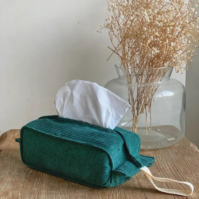 کاور دستمال کاغذی مخمل کبریتی - تصویر اول کاور دستمال کاغذی مخمل کبریتی - تصویر اول